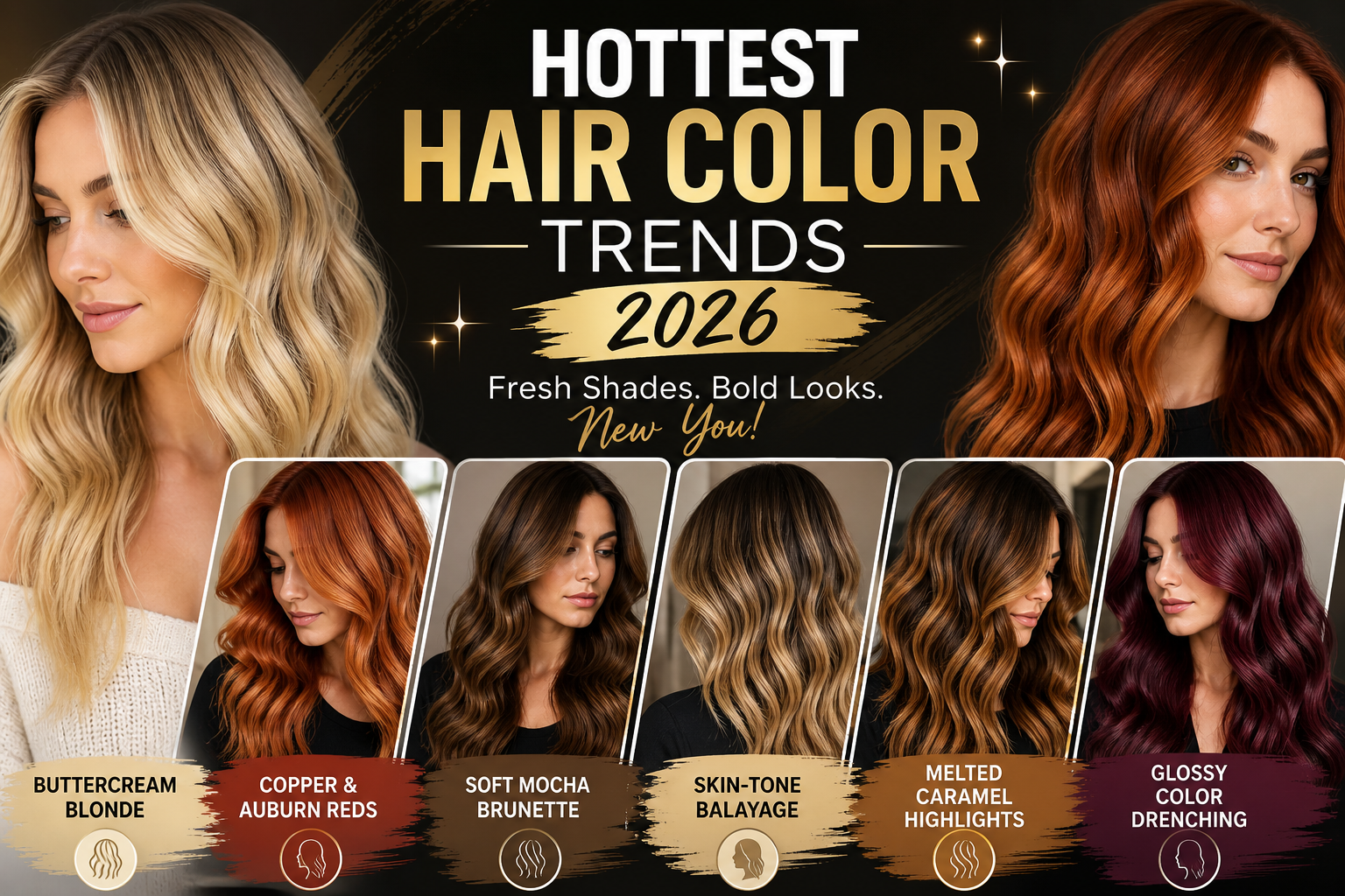 6 Hottest Hair Color Trends of 2026